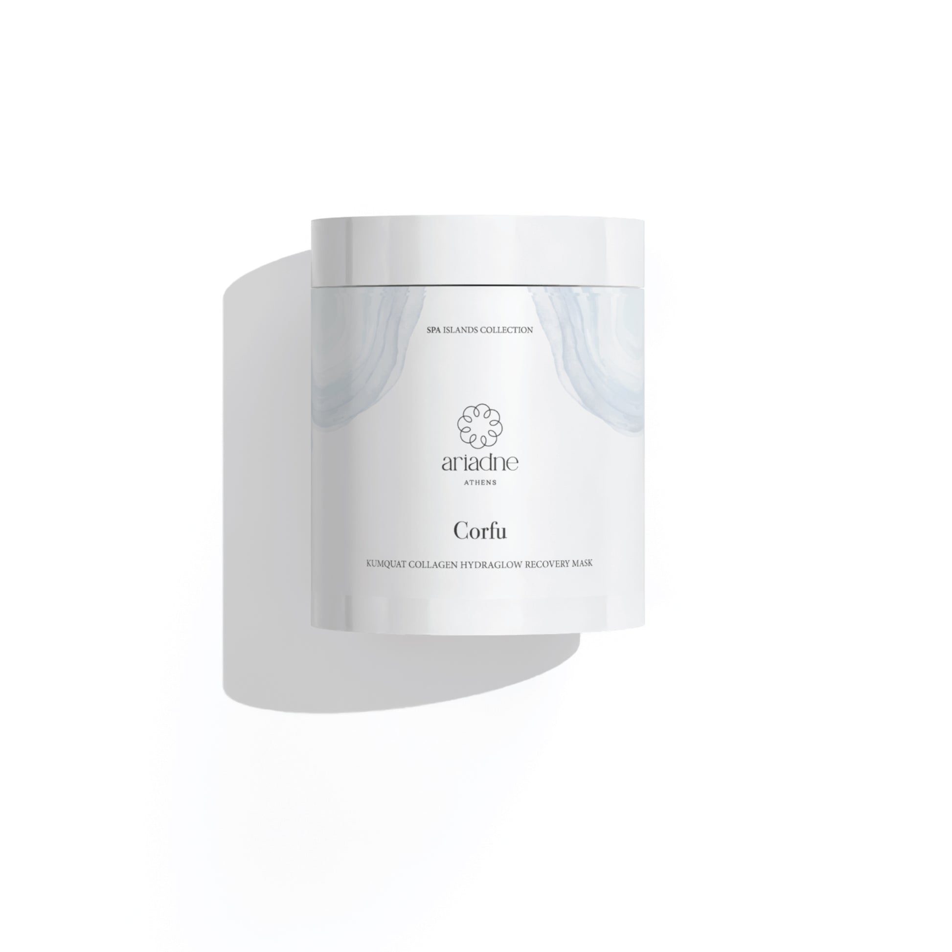 Corfu Kumquat Collagen Mask front side.