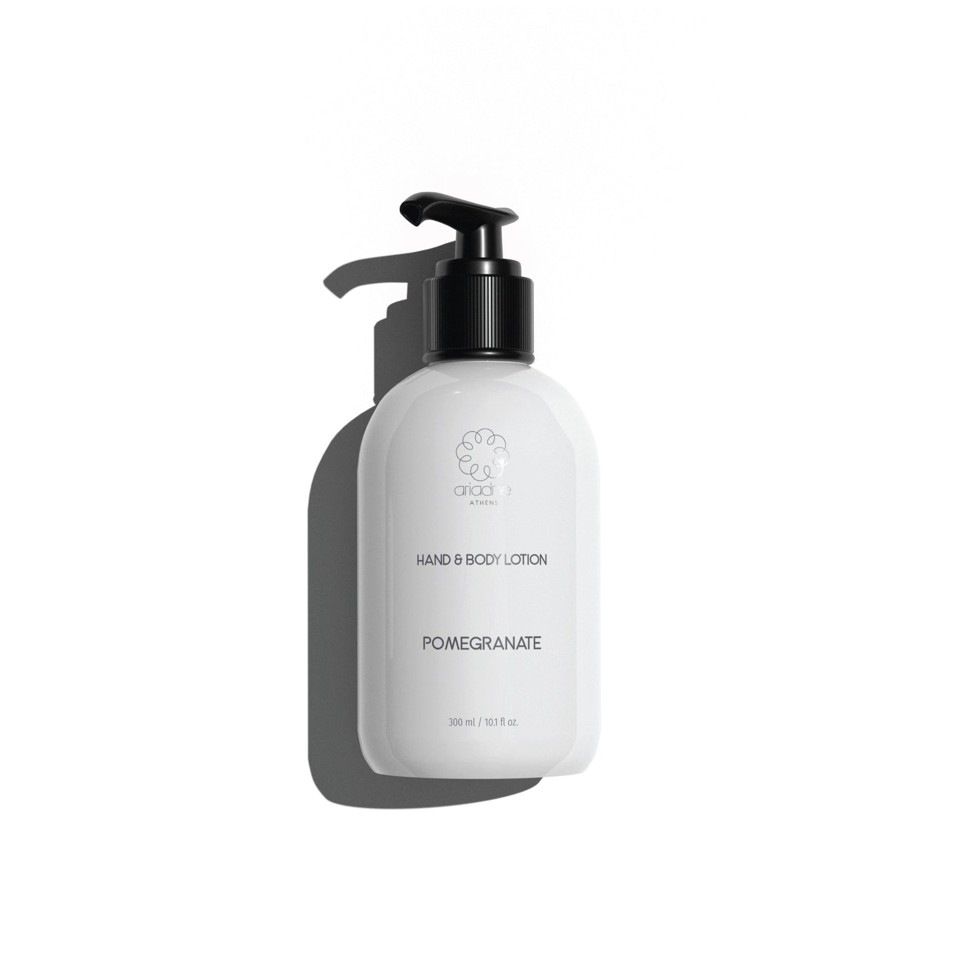 The Pomegranate Hand & Body Lotion front side.