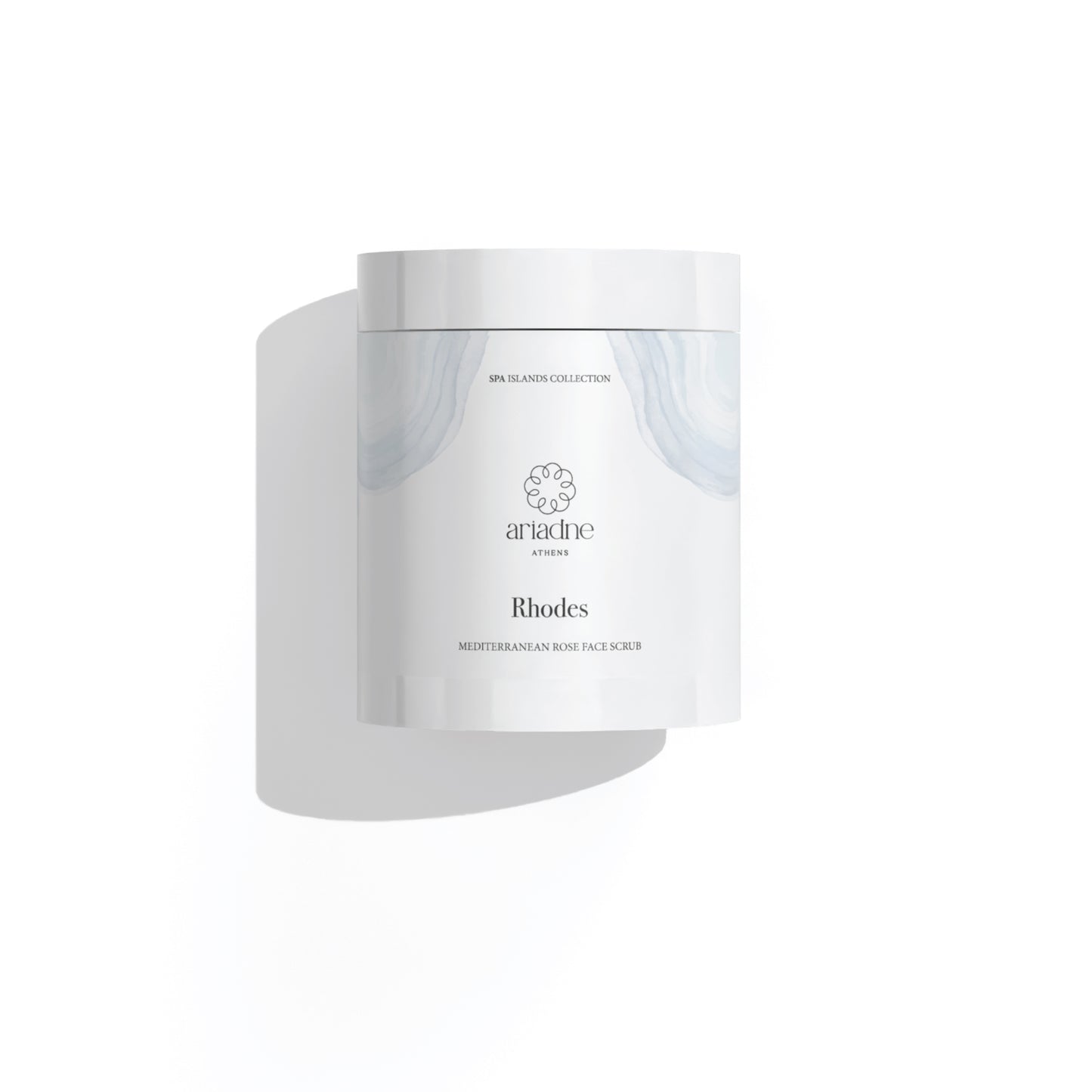 Rhodes Mediterranean Rose Scrub Pro front side.