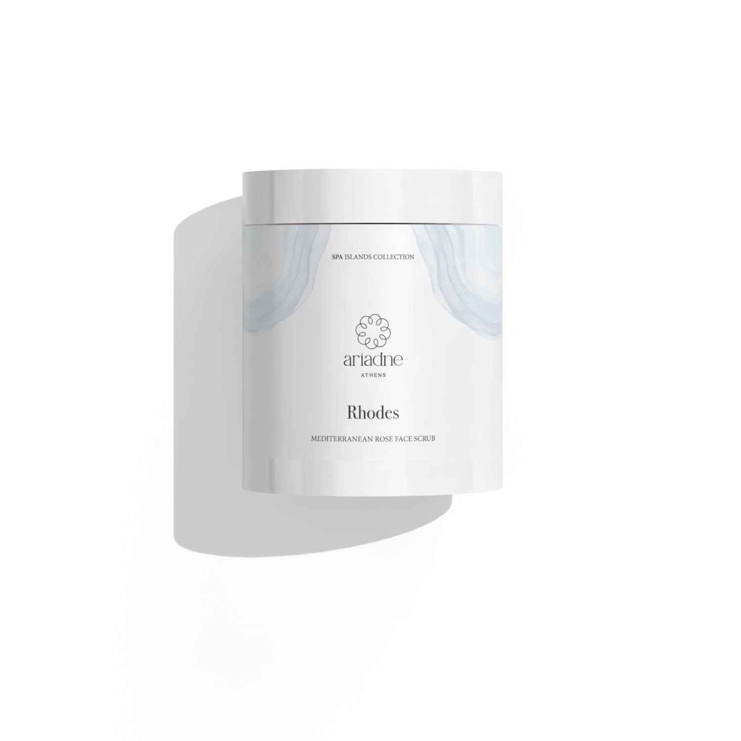 Rhodes Mediterranean Rose Scrub Pro front side.