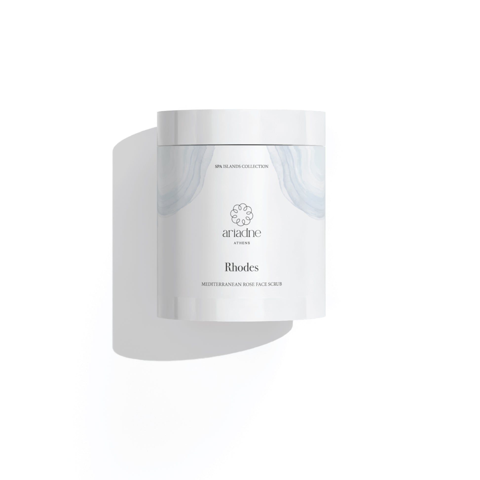 Rhodes Mediterranean Rose Scrub Pro front side.