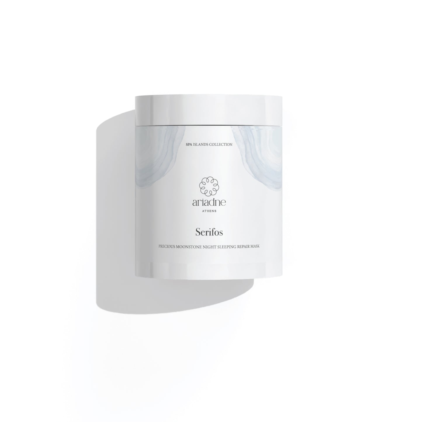 Serifos Precious Moonstone Face Mask Pro front side.
