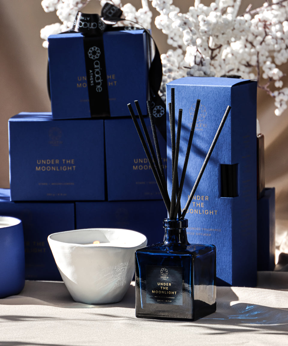 Under The Moonlight Reed Diffuser gift set.