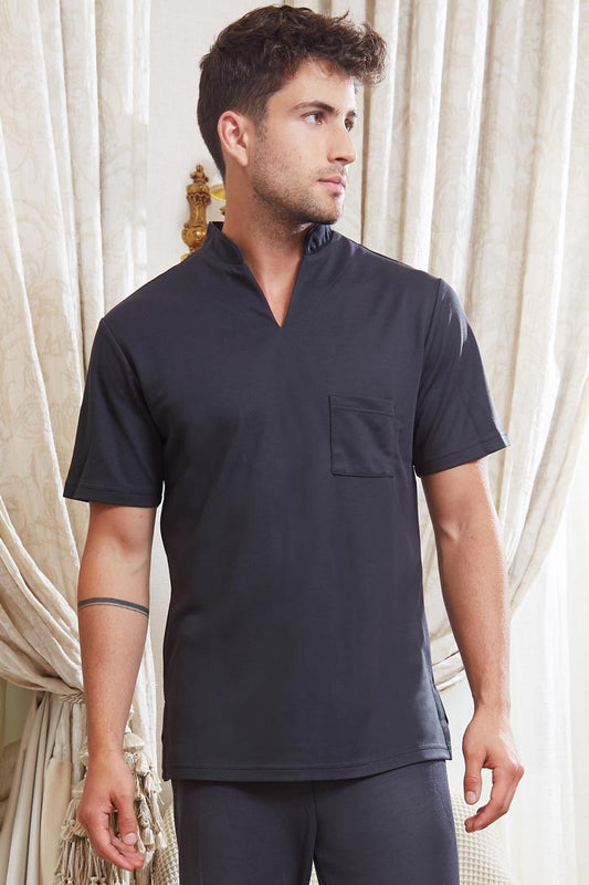 Spa Uniform Men – Trousers in grey.